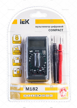 Мультиметр цифровой M182 Compact IEK