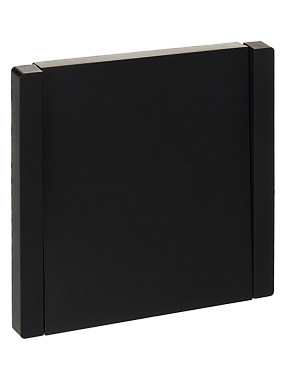 Выключатель 1 СП 10А проходной IEK FP103 Forte&Piano черный