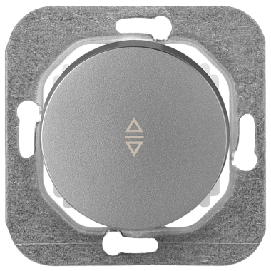 Выключатель 1 СП 10А перекрестный механизм Bylectrica Прованс серебро