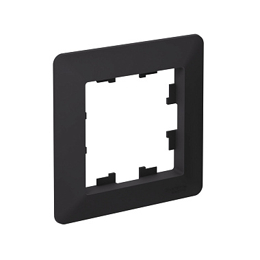 Рамка 1-постовая SE AtlasDesign Air карбон/дымчатый черный