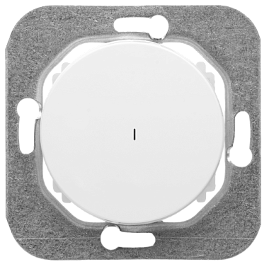 Выключатель 1 СП 10А с подсв. механизм Bylectrica Прованс белый