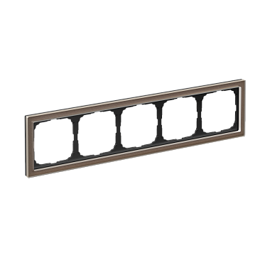 Рамка 5-постовая орг. стекло SE ArtGallery Pure мокко