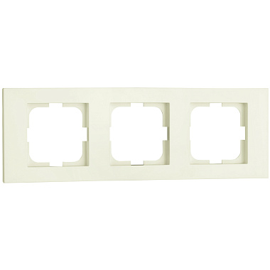 Рамка 3-постовая Ovivo Grano крем