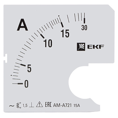 Шкала сменная для A721 15/5А-1,5 EKF PROxima