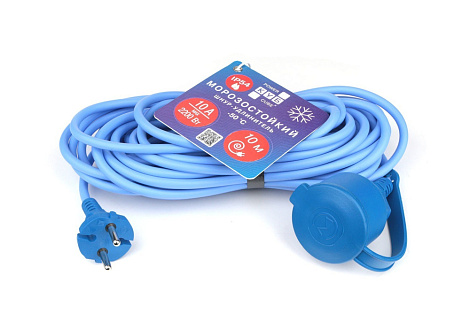 Удлинитель силовой морозостойкий в бухте Power Cube PC, 10А, 10м, IP54 1р PC-1F-R-10(IP)