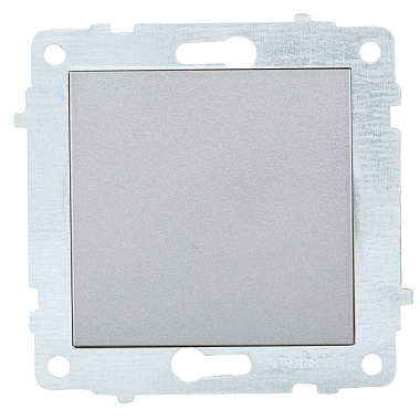 Выключатель 1 СП 10А механизм Ovivo серебро