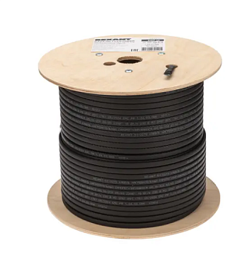 Кабель греющий саморегулирующийся SRL16-2CR, экранированный, 16Вт/м, 0,9мм2/105м Rexant