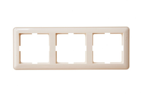 Рамка 3-постовая SE W59 слоновая кость