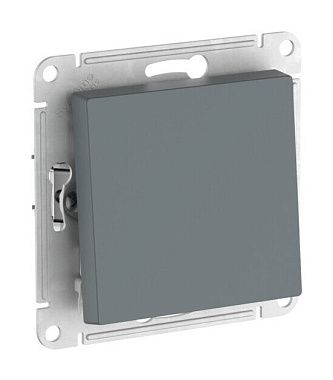 Переключатель 2 СП 10АХ сх.6а механизм безвинт. зажим SE AtlasDesign грифель