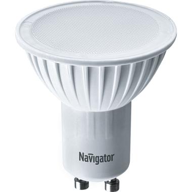 Лампа светодиодная GU10  7Вт 3000К 176-264В рефлектор Navigator 94 226