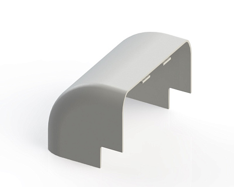 Угол внешний для кабель-канала 105х50 (2шт/упак) EKF C-Line белый