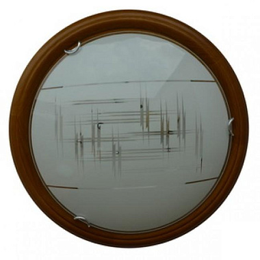 Рассеиватель 15-300-009 "Элегант" 2915/д глянец. дуб  D360, 2*Е27