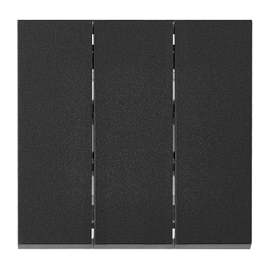 Выключатель 3 СП 10А механизм Bylectrica Carre графит