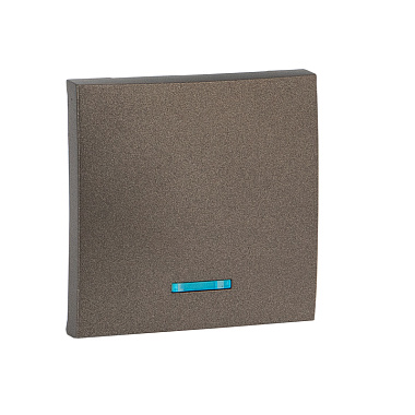 Лицевая панель выключателя 1-кл. с индикатором EKF Валенсия графит