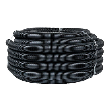 Труба гофр.40мм FRHF с зондом черная безгалогенная трудногорючая EKF-Plast