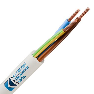 ПВС 3х2,5 Провод медный гибкий белый ГОСТ (ККЗ)