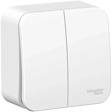 Выключатель 2 ОП 10А cх.5 SE Blanca белый