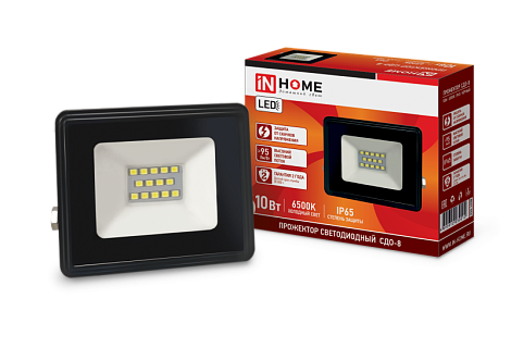 Прожектор светодиодный  20Вт 6500К IP65 1900Лм серый In Home