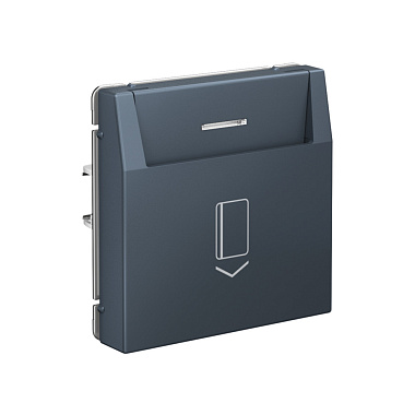 Выключатель 1 СП 10А карточный, без задержки времени, механизм безвинт. зажим SE ArtGallery грифель