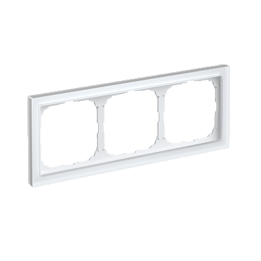 Рамка 3-постовая матовое орг. стекло SE ArtGallery Pure белый