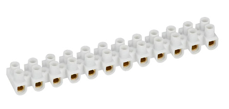 Зажим винтовой ЗВИ-5 н/г 1,5-4мм2 (2шт/блистер) белый IEK