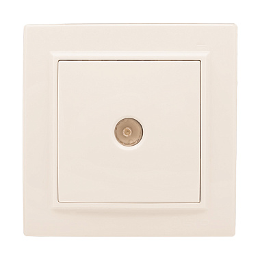Розетка 1 СП TV EKF Минск бежевый