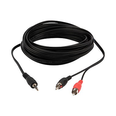 Шнур Стерео 3,5мм - 2 RCA, 5м Rexant