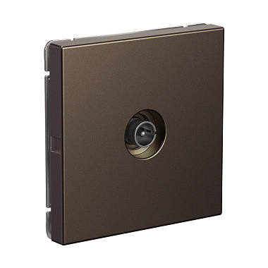 Розетка 1 СП TV механизм SE ArtGallery мокко