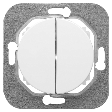 Выключатель 2 СП 10А механизм Bylectrica Прованс белый