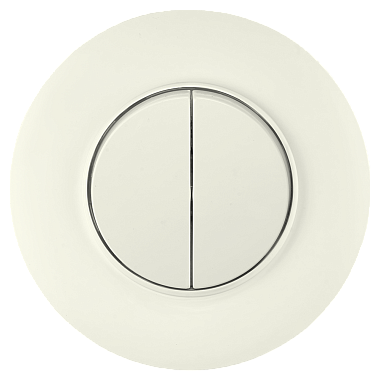 Выключатель 2 СП 10А круглый Bylectrica Прованс бежевый