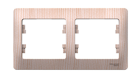 Рамка 2-постовая гориз. SE Glossa сосна