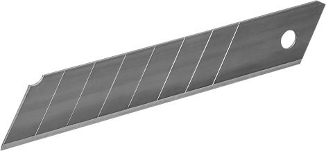 Лезвия сменные сегментированные 18*0.5 мм (упак/10шт) Онлайт 82 993