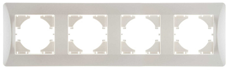 Рамка 4-постовая Gusi Electric Ugra жемчуг