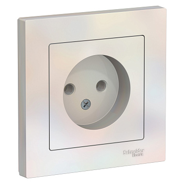 Розетка 1 СП 16А SE AtlasDesign жемчуг