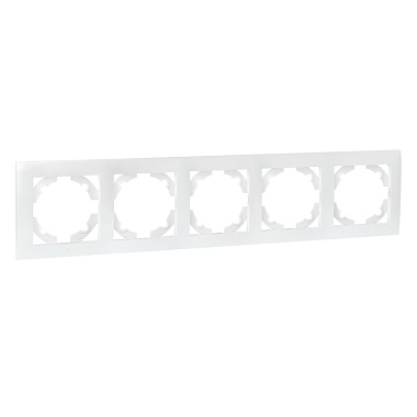 Рамка 5-постовая EKF Валенсия жемчуг