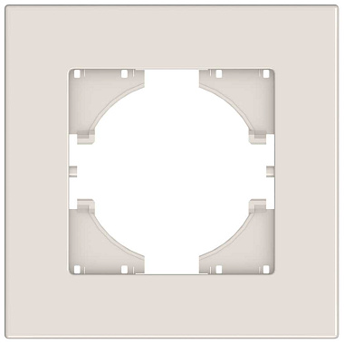 Рамка 1-постовая Gusi Electric City2.0 бежевый