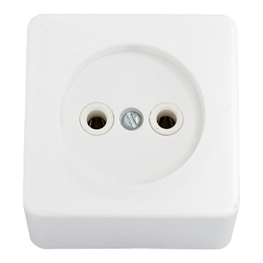 Розетка 1 ОП 10А Bylectrica белый