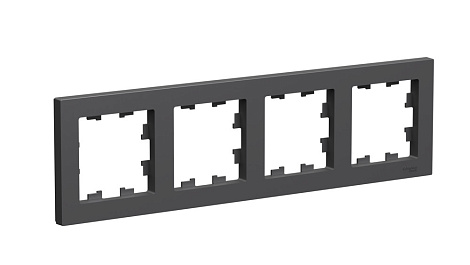 Рамка 4-постовая SE AtlasDesign базальт