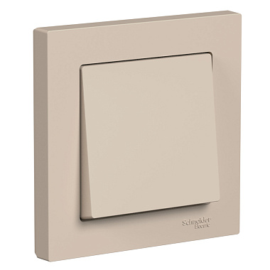 Выключатель 1 СП 10АХ сх.1 SE AtlasDesign песочный