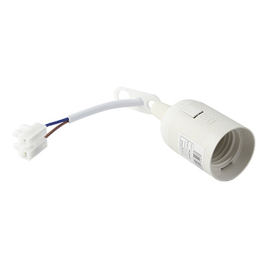 Патрон Е27 подвесной термопластик с клеммной колодкой белый EKF PROxima