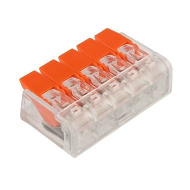 Зажим безвинтовой 5х(0,14-4,0) с рычагами 221-415 СМК Rexant