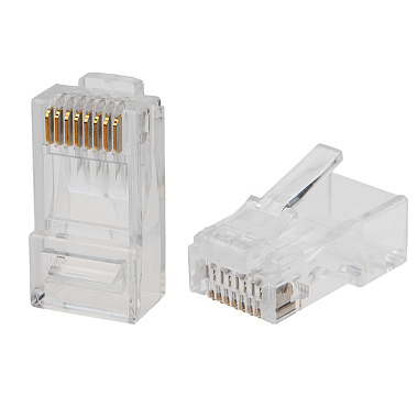 Джек RJ-45 8P8C под витую пару, UTP, CAT 6 Rexant