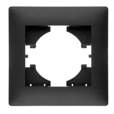 Рамка 1-постовая Gusi Electric Bravo графит