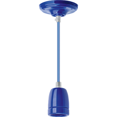 Светильник декоративный подвесной 60Вт 1м. керам. синий Navigator 61 532