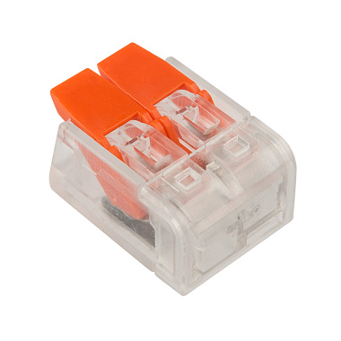 Зажим безвинтовой 2х(0,14-4,0) с рычагами 221-412 Rexant