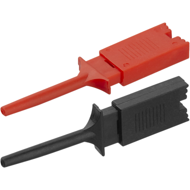 Зажим "крокодил"   2А 50мм (1черн+1красн/упак) Онлайт 90 196