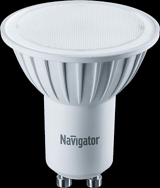 Лампа светодиодная GU10  7Вт 4000К 176-264В рефлектор диммируемая Navigator 93 235