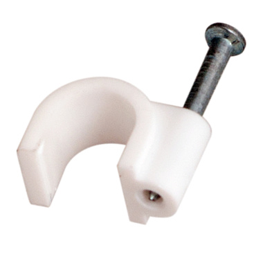 Скоба крепежная круглая  8мм (упак/50шт) Rexant