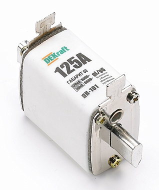 Предохранитель ножевой 33, габарит 00, 125А ПН-101 DEKraft