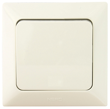 Выключатель 1 СП 10А Ne-ad Aras крем